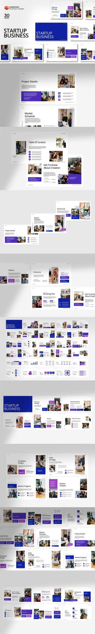 初创企业 PPT模板 (PPTX)