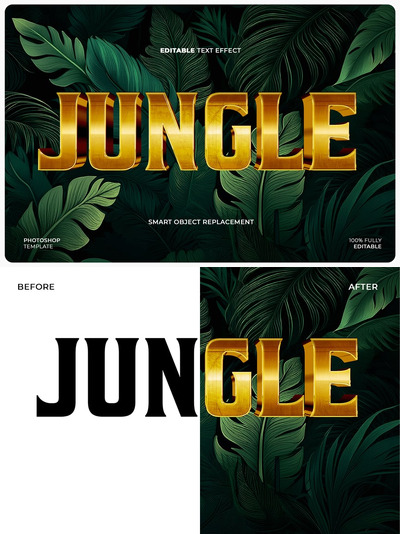 冒险文字效果 (PSD)