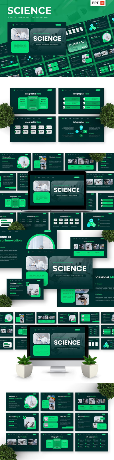 医学PPT模板 (PPTX)