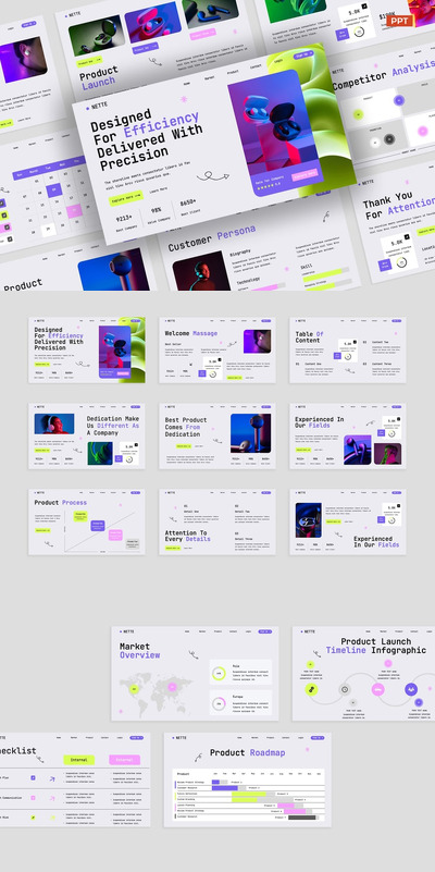 创意蓝石灰新品发布会模板PPT模板 (PPT,PPTX)