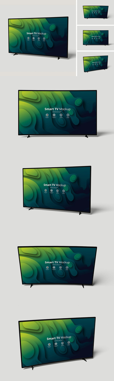 智能电视样机 (PSD,PDF)