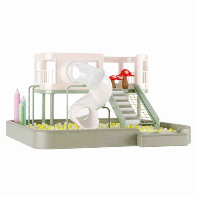 波波池儿童乐园3D模型（FBX,MAX）