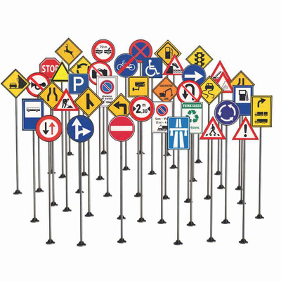 道路交通指示组合3D模型（OBJ,MAX）