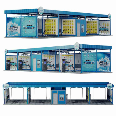 自助洗车站3D模型（OBJ,MAX）