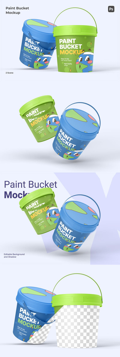 油漆桶样机 (PSD)