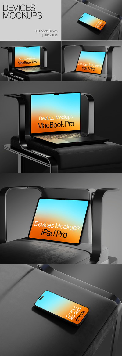 电脑设备模型 (PSD)