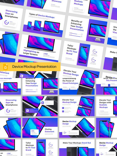 设备模型PPT模板 (PPTX)