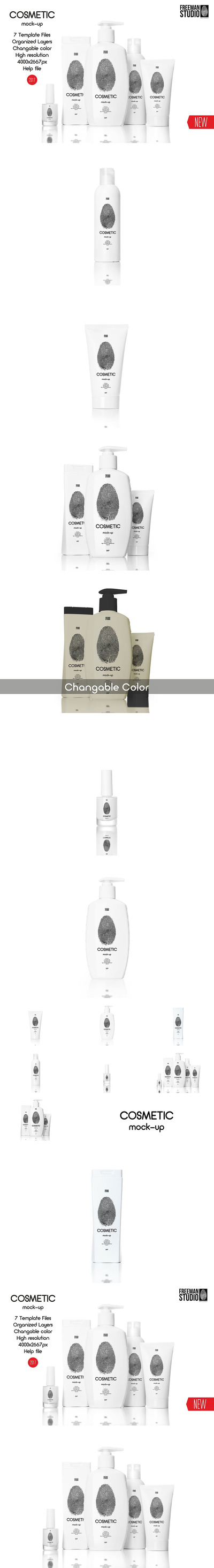 美容模型样机 (PSD)