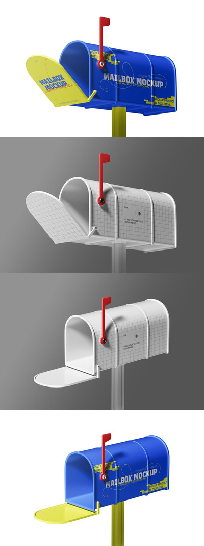 邮箱模型样机 (PSD)