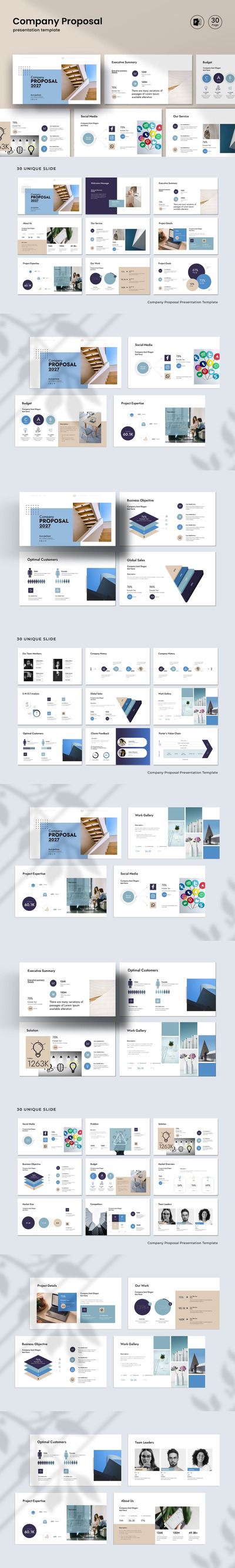公司建议演示模板PPT模板 (PPTX)
