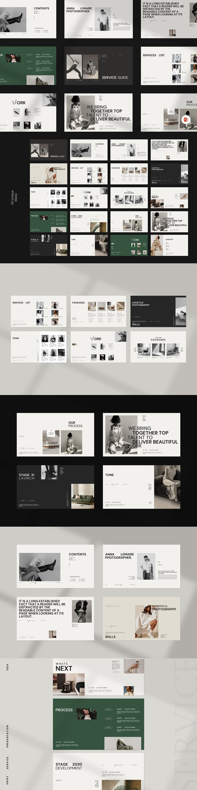 服务指南演示模板PPT模板 (PPTX)