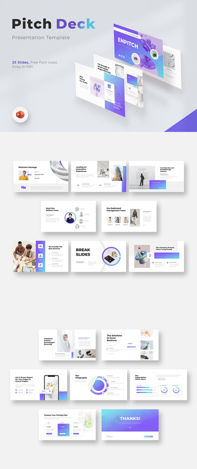 策略解决方案介绍PPT模板 (PPTX)