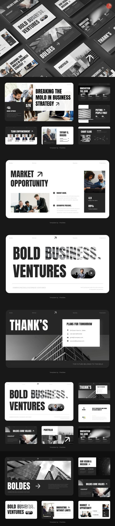 业务介绍PPT模板 (PPT,PPTX)