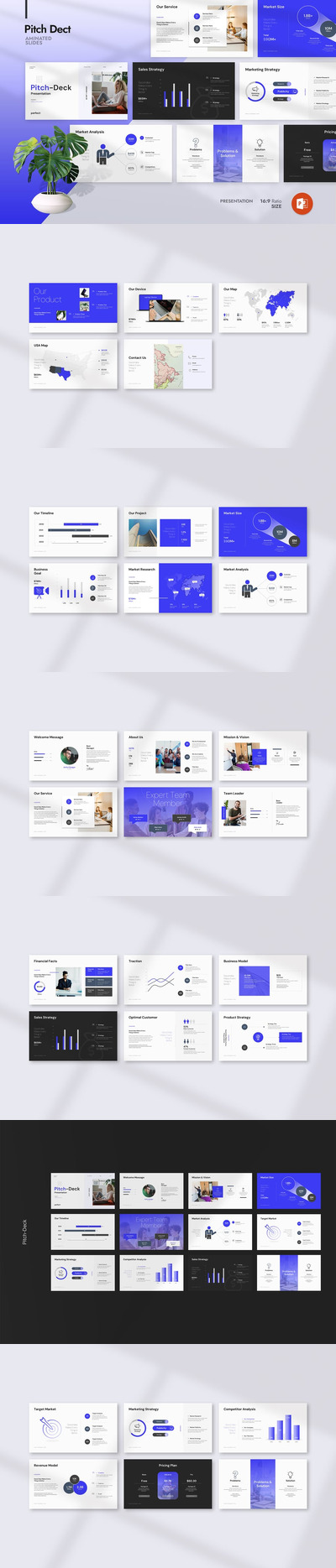 全球市场分析报告PPT模板 (PPTX)