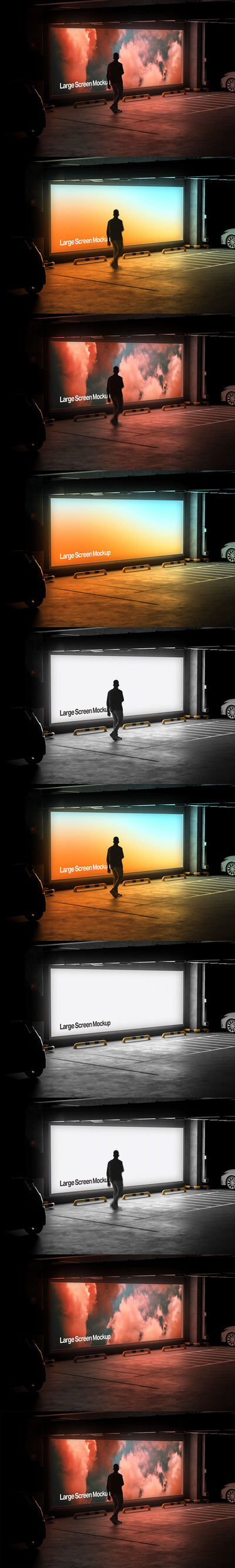 大屏幕样机 (PSD)