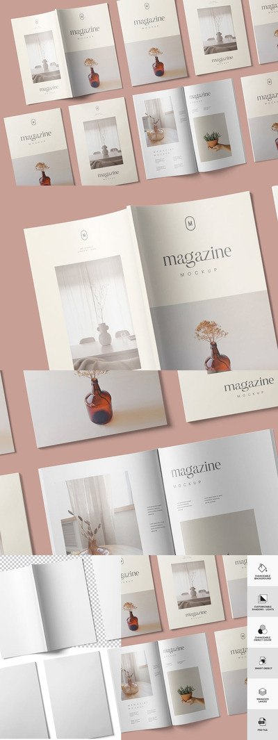 杂志样机 (PSD)
