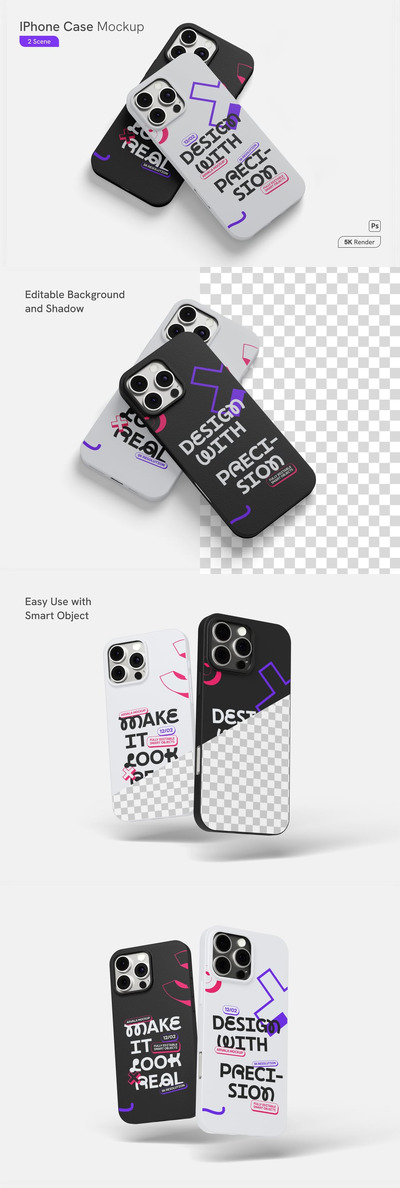 iPhone手机壳样机 (PSD)