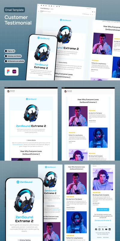 推荐电子邮件模板 (FIG,XD)