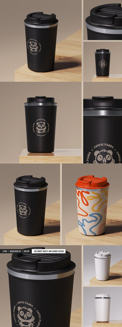 可重复使用的杯子盖子样机 (PSD)