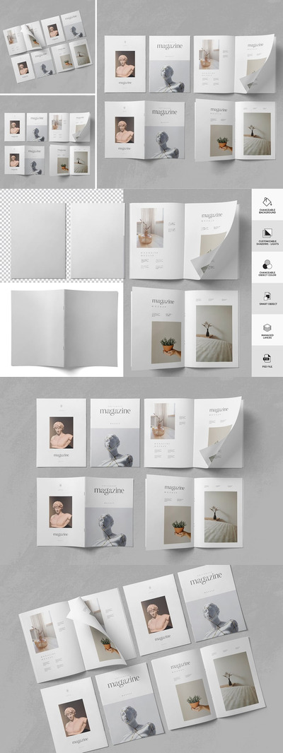 杂志样机 (PSD)