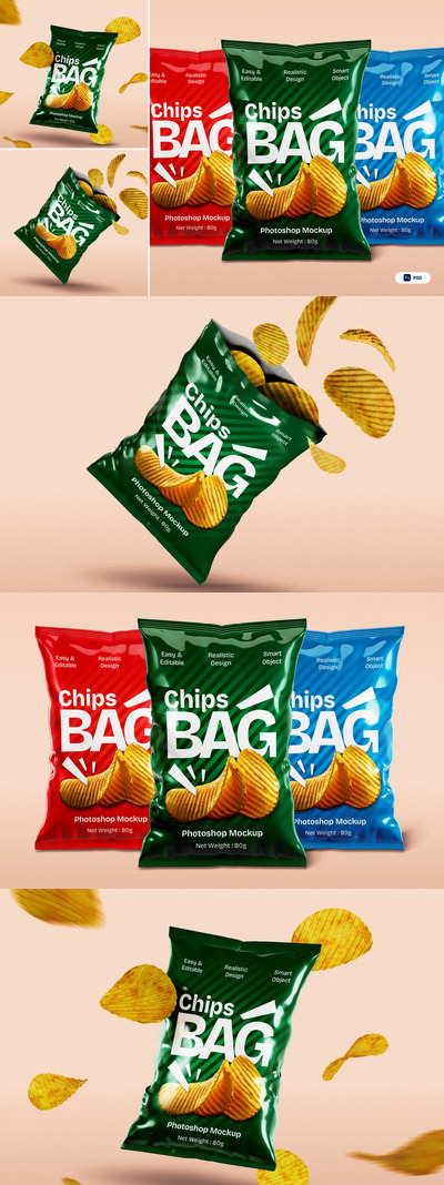 小吃袋样机 (PSD)