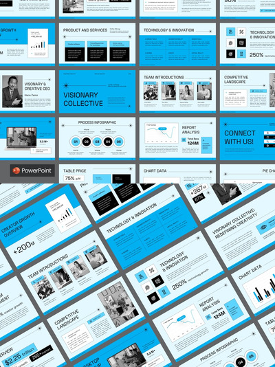 营销策略财务报告PPT模板 (PPTX)