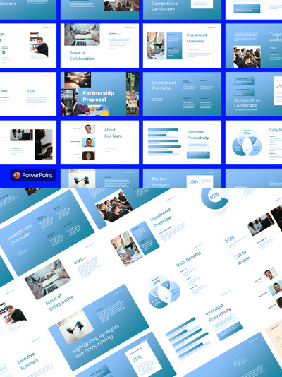 清洁伙伴关系建议PPT模板 (PPTX)