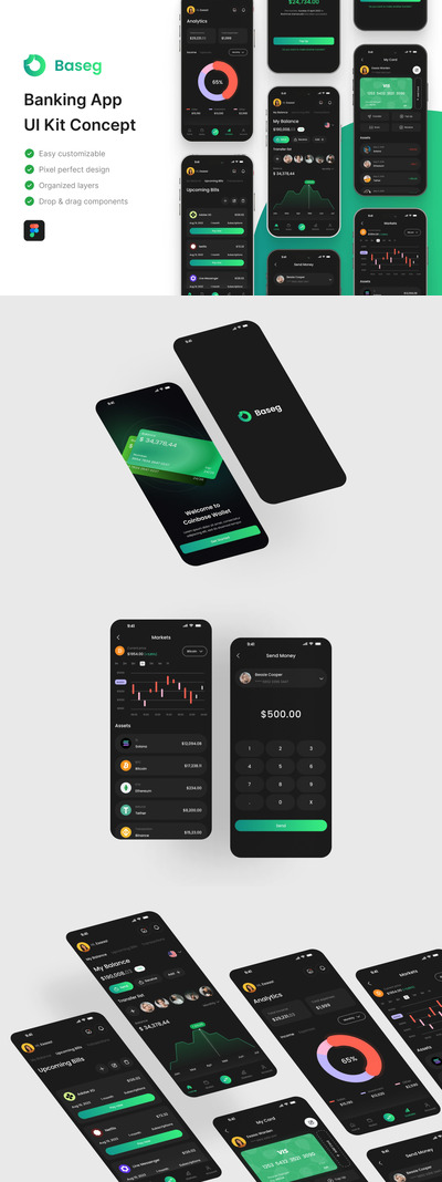银行应用APP UI KIT (FIG)