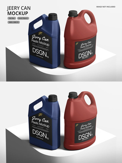 机油瓶包装设计模型样机 (PSD)