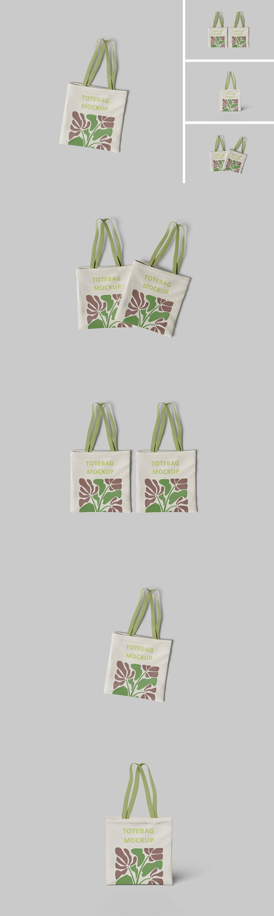 环保袋模型样机 (PSD,PDF)