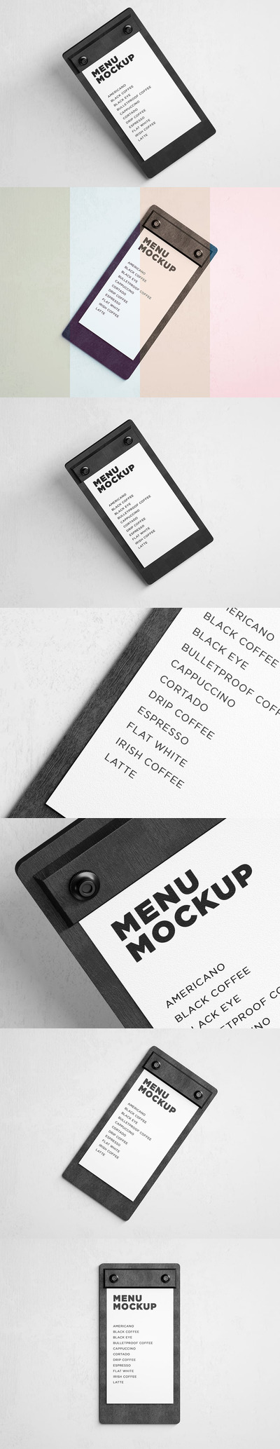 菜单模型样机 (PSD)