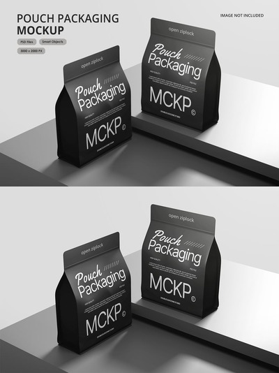 小袋包装模型样机 (PSD)