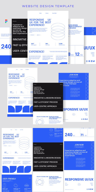 数据展示网站模板 (FIG)