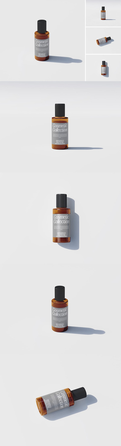 护肤瓶模型样机 (PSD)