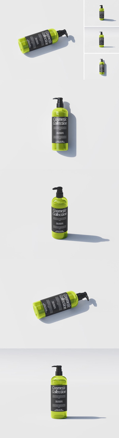 泵美容瓶模型样机 (PSD)