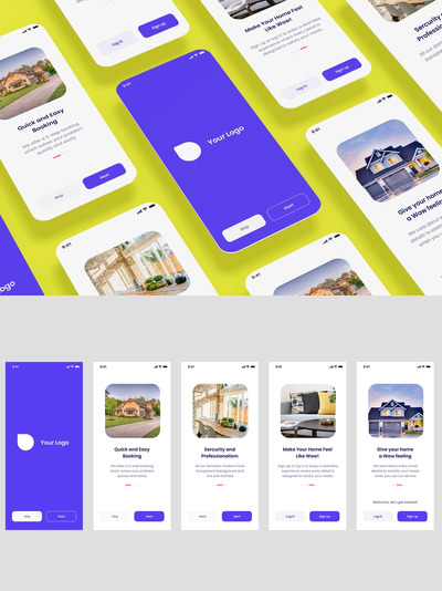 欢迎页登录屏幕应用APP UI KIT (FIG,SVG,XD,SKETCH,PSD)