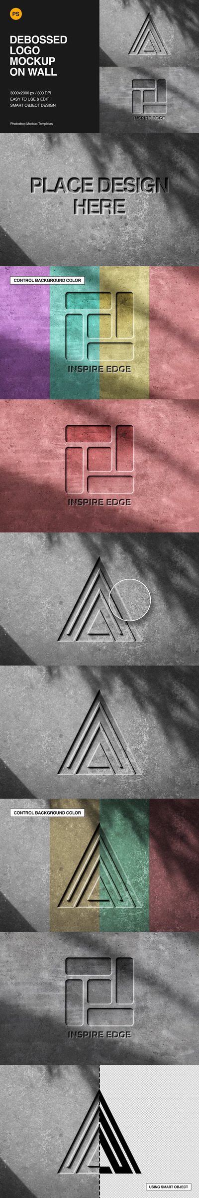 logo模型样机 (PSD)