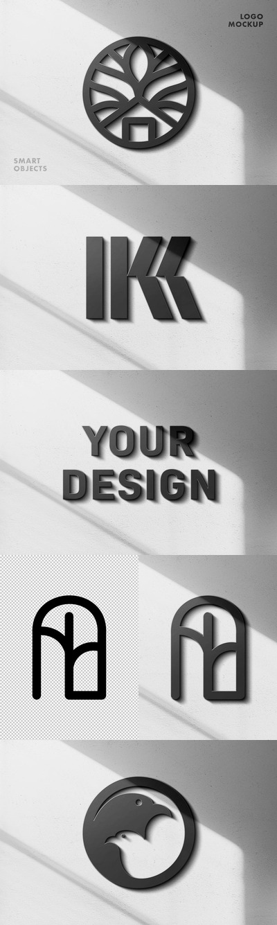 LOGO钢牌模型样机 (PSD)