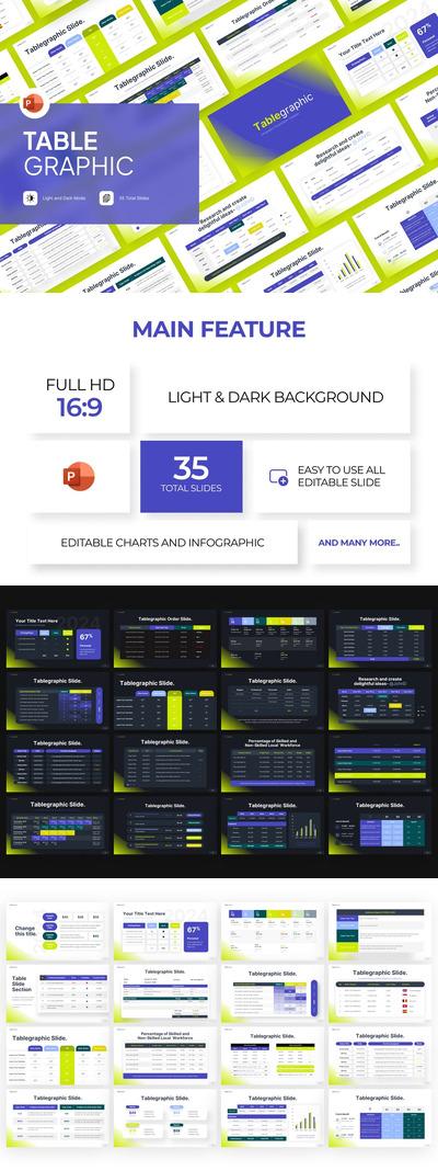 信息图表PPT模板 (PPTX)