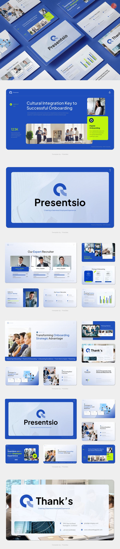 入职指南PPT模板 (PPTX)