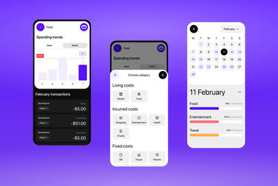 AI货币追踪器应用APP UI KIT (FIG)