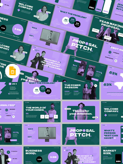 大胆的提议 PPT模板 (PPTX)