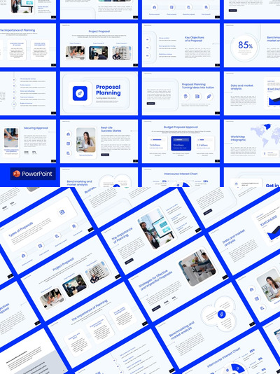 提案计划PPT模板 (PPTX)