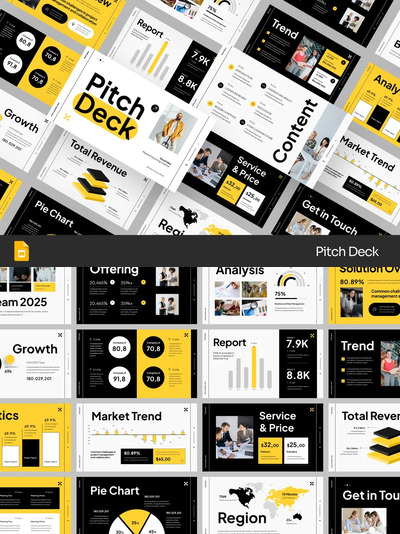 融资演示PPT模板 (PPTX)