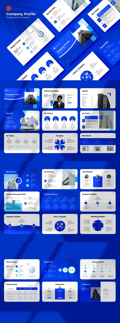 公司资料演示模板PPT模板 (PPTX)