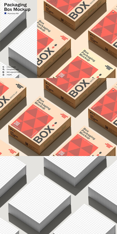 盒子模型样机 (PSD,PDF)