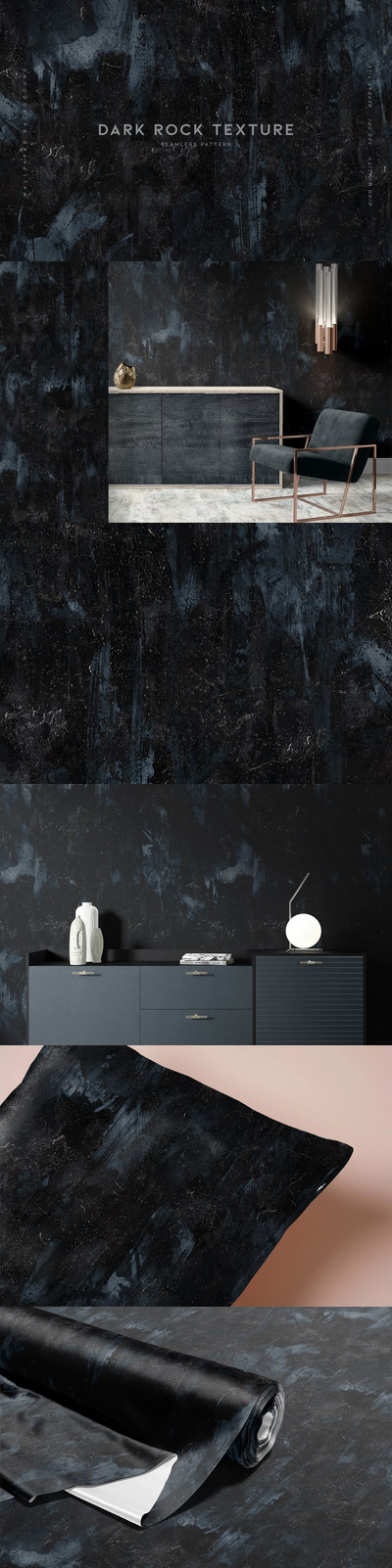 深色岩石质地材质 (JPG)