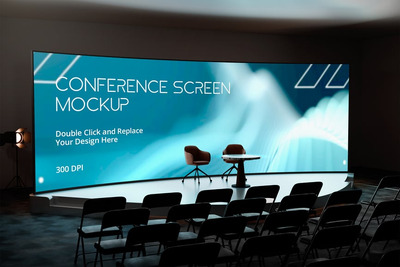 会议屏幕模型样机 (PSD)