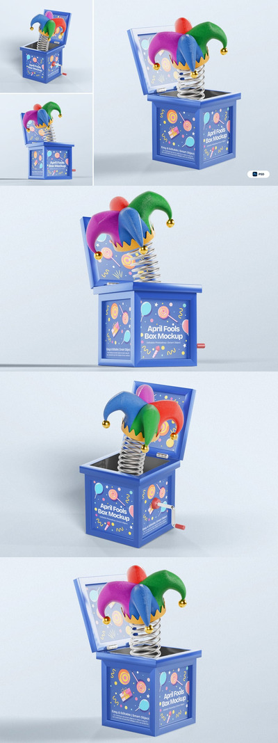 愚人节盒子模型样机 (PSD)