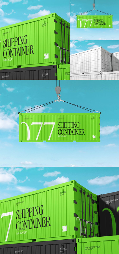 运输集装箱模型样机 (PSD)